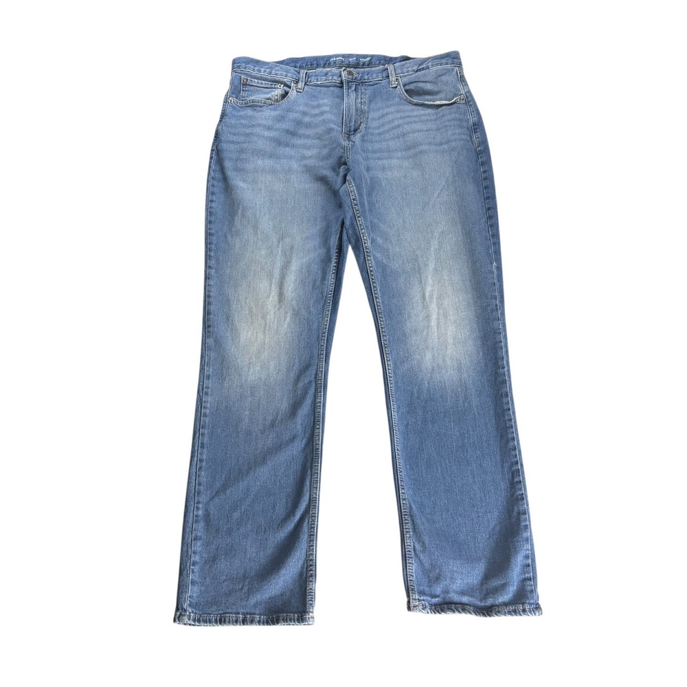Old Navy Straight Built‎ In Flex Jeans Mens 38x34 Blue Denim Medium Wash